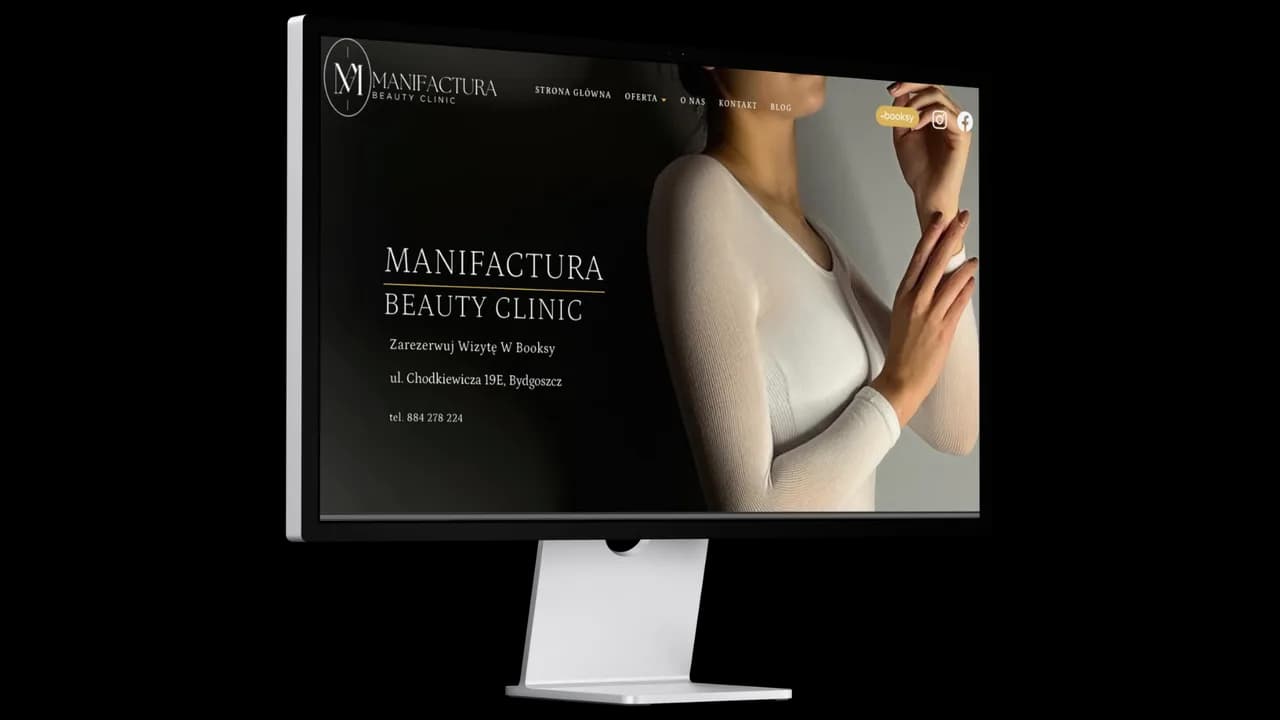 Realizacja strony internetowej — Kosmetologia
