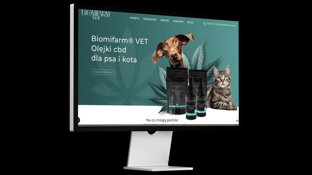 Website for a veterinary practice — ITPER project
