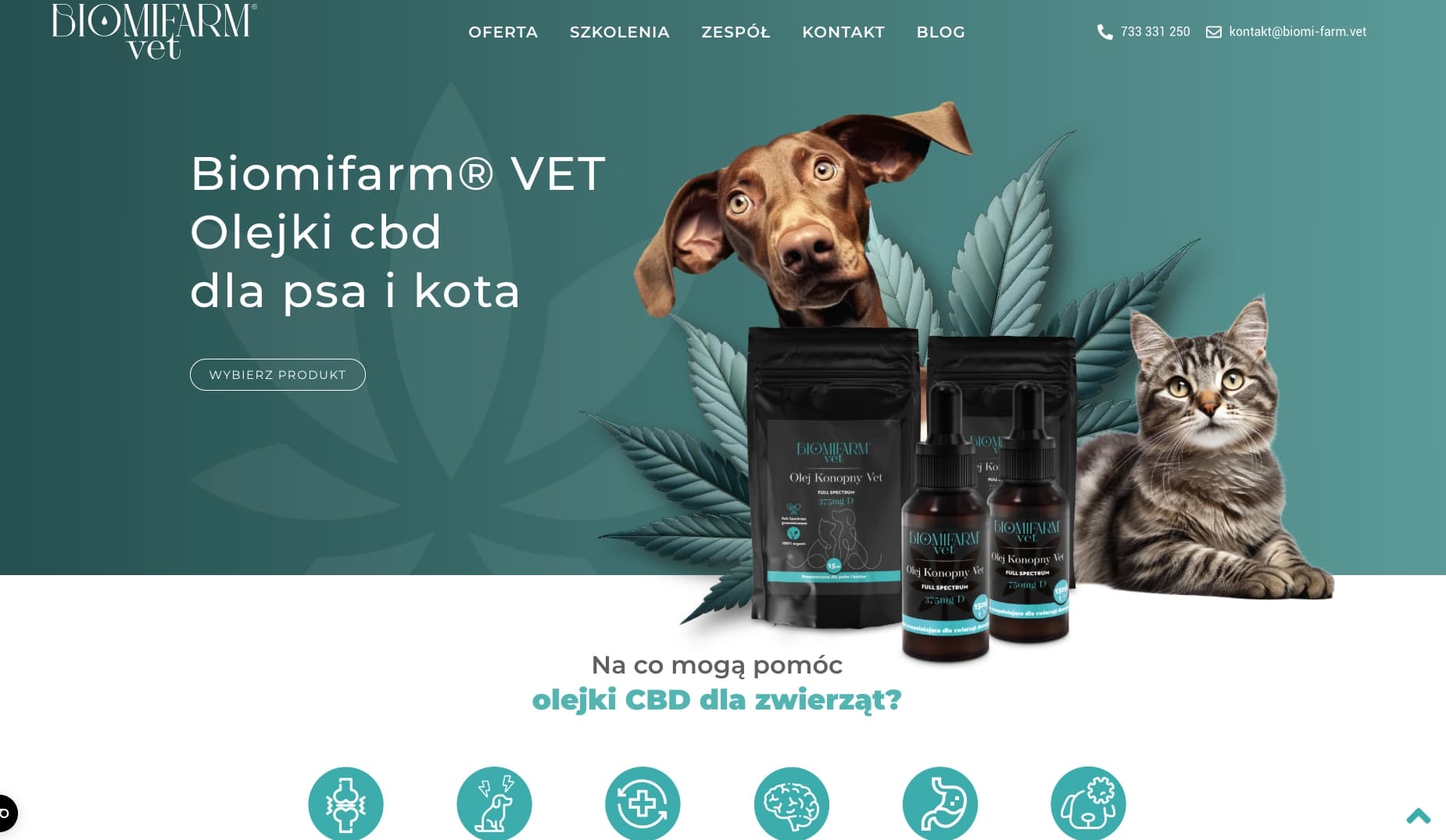 Strona internetowa dla specjalistów weterynarii